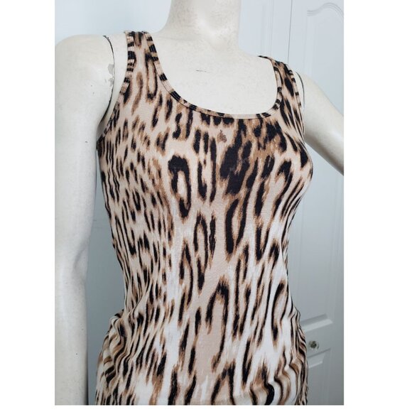Dynamite Animal Print Racerback Tank top XXS EUC - Picture 3 of 8